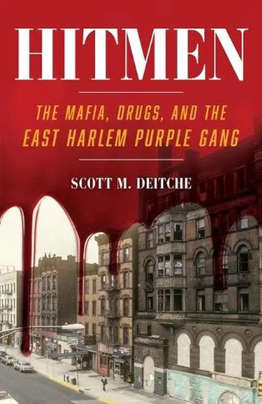 A book cover with the title of hit men.